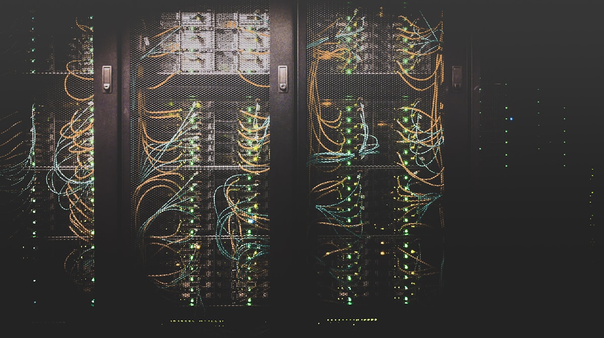 Server infrastructure representing ERP integrations and connectivity